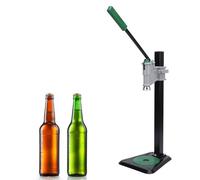 Machine Manuelle à Boucher les Bouteilles de Vin, Outil de Pressage des Bouchons de Bouteille avec Poignée Ergonomique, Machine à Sceller les Bouchons à Main à Levier Confortable