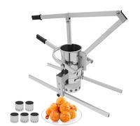 Machine Manuelle à Boulettes De Viande, Moule à Boulettes De Viande Professionnel Avec Tailles 12/15/20/25/30 Mm, Hauteur Réglable, Pour Faire Des Boulettes De Poisson, De Bœuf, De Porc 16cm diameter