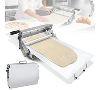 Machine manuelle à laminer la pâte, épaisseur réglable en acier inoxydable, outil de laminage de pâte pliable pour usage commercial et domestique