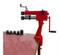 Machine manuelle à rouleaux de perles, gorge de 7 pouces, 0,8 mm, sertissage de tôle avec 6 matrices for la formation de brides de bord de conduit