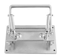 Machine manuelle d amincissement de cuir entièrement en acier inoxydable avec 10 lames rechange compatible les cuirs souples et durs garantit une coupe uniforme idéale pour la confection ceintures bra