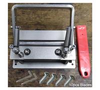 Machine manuelle d'amincissement de ceinture de bandes de bricolage, manuel for séparateur de cuir de vache, outil de rouleau d'éplucheur de coupe