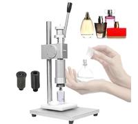 Machine manuelle de capsulage de parfum, sertisseuse de flacons portative, hauteur réglable, for flacons de parfum, d'huiles essentielles et de vaporisateurs(18mm)