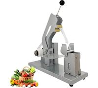 Machine manuelle de cerclage de légumes avec tension réglable et plate-forme relevable pour supermarchés et fermes