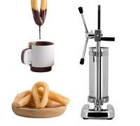 Machine Manuelle De Fabrication De Churro, Machine à Beignets Aux Fruits Latins Commerciaux En Acier Inoxydable Avec 5 Types De Moules, For Restaurants, Hôtels, Cafétérias, Boulangerie,2L