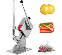 Machine manuelle de nouage de sacs, outil de scellage en forme de U avec rail de guidage, traite 150 clips, pour saucisses et fruits, diamètre du boîtier 50-120 mm, solution d'emballage efficace