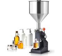 Machine manuelle de remplissage de liquide - Remplisseuse de bouteilles de pâte d'huile - 5-50 ml - réglable
