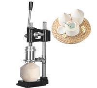 Machine manuelle d'ouverture de trou de noix de coco, outil d'ouverture rapide 2 à 5 secondes for les jeunes noix de coco vertes, levier permettant d'économiser du travail(Black)