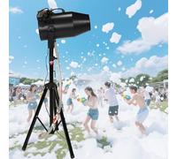 Machine Mousse Fêtes,Machine Mousse Portable,avec Trépied Et Réservoir Eau,Machine Bulles 3000 W Tête Vibrante,pour Jardin,Piscine,événements Plein Air,Anniversaires, Fêtes Et Fêtes