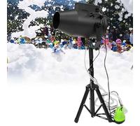 Machine Mousse Scène Professionnelle Machine À Mousses Pour Soirée Jet De Mousse Pour Effets De Scène Distance De 6 À 10 M/Zone De 80 ㎡ Pour Fêtes En Extérieur(Black)