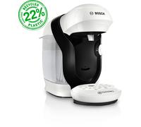 Machine multi-boissons Bosch TAS114E - 1400 W - Café, Café crème, Cappuccino, Chocolat chaud, Espresso, Lait chaud, Latte Macchiato, Thé - Blanc