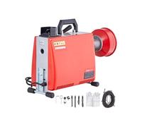 Machine nettoyage drain sectionnelle 66FT x 5/8", tarière 250W, pour tuyaux 1,6" à 4".