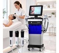 Machine Nettoyage Profond Soins De La Peau Aque Peeling Multifonction | Système Avancé De Microdermabrasion Au Diamant Pour Exfoliation Point Noir Et Appareil D'Éclaircissement