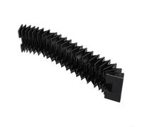 Machine outil CNC pour guide linéaire HGR25 Housse anti-poussière flexible soufflets télescopiques pour protection contre la poussière et l'huile, longueur du manchon de protection 200 x 1000 mm (600