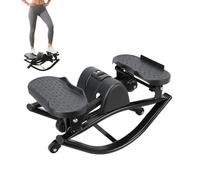Machine Pas à Pas de Fitness - Mini entraîneur d'entraînement Portable | Exercice à Domicile Rock Stepper pour Les Jambes fessiers Bras de Base Cardio Hommes Femmes Appartement Bureau entraînement en