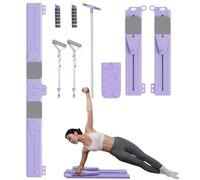 Machine Pilates Reformer | Machines Abdominales Multifonctionnelles Pliantes | Équipement de Formation pour Équilibre Bâtiment Muscle Core Gym Ménage