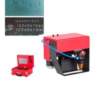 Machine pneumatique de marquage à pois pour gravure et lettrage sur métal avec commande tactile