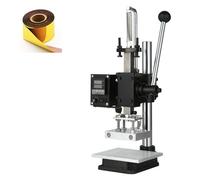 Machine pneumatique d'estampage à chaud pour cuir, PVC, PU, papier, plastique - Presse numérique à air comprimé pour impression de logo