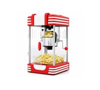Machine Pop Corn Rétro 300W 100g Lumière Halogène Rouge