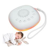 Machine portable à bruit blanc, machine de sommeil apaisante, sucette rechargeable par USB pour chambre à coucher, crèche, voyage, méditation, salle d'étude et hôpital, 10 x 10 x 4 cm