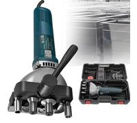 Machine portable de 1400 W pour le placage de chants de conduits électriques, pour conduits ronds, carrés et courbes, 4-10 m/min, idéale pour une finition efficace des joints de conduits 1.2 1.5mm