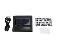 Machine portative actionnée solaire de générateur d'élimination d'odeur de purificateur d'air de voiture pour le voyage de bureau gris