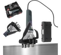 Machine portative de baguage de bord de conduit, compacteur électrique de tuyau de conduit d'air de 1400 W, 0,4-1,25 mm, machine de scellage de bord de tuyau de 150 tr/min(0.8mm-1.25mm)