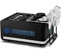 Machine Portative De Diathermie De Perte De Poids De 448KHz, Machine De Soins De La Peau, Dispositif D'élimination Des Graisses Avec Soulagement De La Douleur À Écran Tactile(Black)