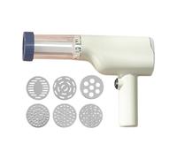 Machine pour fabricant de pâte rechargeable - coupe-ailettes électriques à cordon avec 6 moules différents | Presse à pâte automatique pour le restaurant pour la maison, spaghetti fettuccine