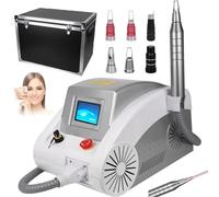 Machine Professionnelle De DéTatouage Avec 6 Sondes, Technologie L.aser Picoseconde, Dispositif de détatouage, Tache de Pigment pour Les Yeux, Les lèvres et Les Sourcils, Avec Pointeur Rouge