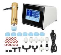 Machine professionnelle de thérapie par ondes de choc 2 en 1, soulagement de la douleur des blessures sportives, masseur musculaire, traitement ED, énergie réglable: 10-250MJ, fréquence: 1-16HZ,D