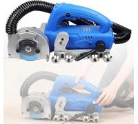 Machine Professionnelle Pour Enlever Les Joints De Carrelage, Outil Électrique De 1200 W Et 9000 Tr/min Avec Lame De 100 Mm, Aspiration Automatique Des Poussières Et Soufflage Dair, Réglage De La