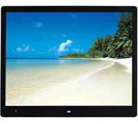 Machine publicitaire 17 Pouces + 16G, Machine de Construction de publicité, Affichage de Produit, Cadeau électronique, Lecteur vidéo LED HD(Black)