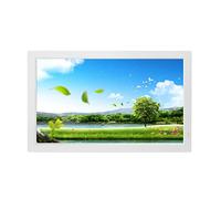 Machine publicitaire d'album Photo électronique à écran IPS de 27 ", avec Fonction de Calendrier d'horloge, Prise en Charge de la Lecture d'image/vidéo/Musique, Prise en Charge du Cadeau décoratif mu