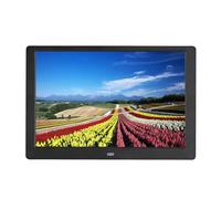Machine publicitaire HD IPS de 10,1 Pouces Résolution 1280x800 Album Photo électronique Cadre Photo numérique Prise en Charge de la Lecture en Boucle Fichiers (Black)