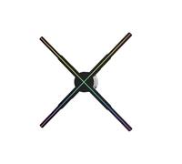 Machine publicitaire holographique 3D avec Ventilateur, Lecteur Intelligent prenant en Charge l'application de téléchargement d'images vidéo Images sans Bordure(80cm)