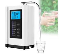 Machine Purificateur D'eau, Ioniseur D'eau, Jusqu'à +400~-500Mv Orp, Eau Acide Alcaline Ph3.5-10.5, Système De Filtration D'eau Alcaline Domestique, 8000Litres Par Filtre, Réglages D'eau(White)