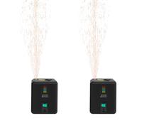 Machine pyrotechnique électronique 350 W Mini machine d'étincelle froide portable avec télécommande Effet scène verticale pour DJ fêtes événements sportifs 350 W
