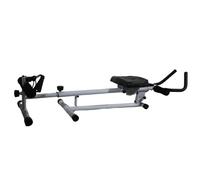 Machine Rameur Réglable, Appareil Musculation Complet, Rameur Pliable, Résistance Magnétique Silencieuse, Rameur Compact pour Maigrir du Ventre, Usage Domestique