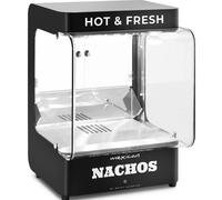 Machine réchaud nachos Design rétro Réchaud à chips 99 l 50 - 60 °C noir