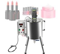 Machine Remplissage Et Mélange Chauffante électrique 15l/30l,1600w/2000w,Température Chauffage 90-300°C,Diamètre Remplissage 6 Mm,pour Bougies,Rouges à Lèvres, Cuve Mélange,30L