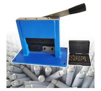 Machine sceller Tubes Manuelle, Sertisseuse-scelleuse, pliage et scellage multiples, for tubes en aluminium