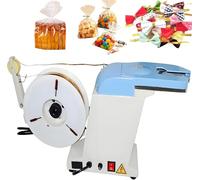Machine semi-automatique à nouer pour sacs, scellant électrique alimentaire avec attaches métalliques pour boulangerie et supermarchés