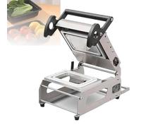 Machine semi-automatique à thermosceller, scellant de plateau alimentaire à pression manuelle avec contrôle de la température pour emballage commercial de restaurant à emporter