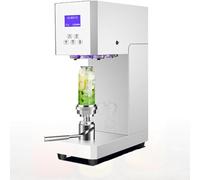 Machine Semi-Automatique de scellage de gobelets avec Compteur et écran LED Calibre 55mm scelleuse de canettes à Hauteur réglable pour canettes Pet Lait thé café,0.1,41x60cm