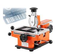Machine semi-automatique d'estampage d'étiquettes en métal, équipement de marquage industriel, imprime des étiquettes de 2 à 6 mm pour l'étiquetage d'équipement