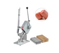 Machine sertissage saucisse SU-50, manuelle. Clips en U acier, pour sachets plastique, sacs filet.