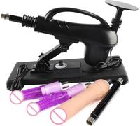 Machine sexuelle, distance de levage réglable, design en plastique durable, 4 accessoires