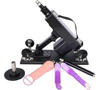 Machine sexuelle, fonctionnement automatique, grand gode noir, J