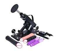 Machine sexuelle, fonctionnement automatique, grand gode noir, P